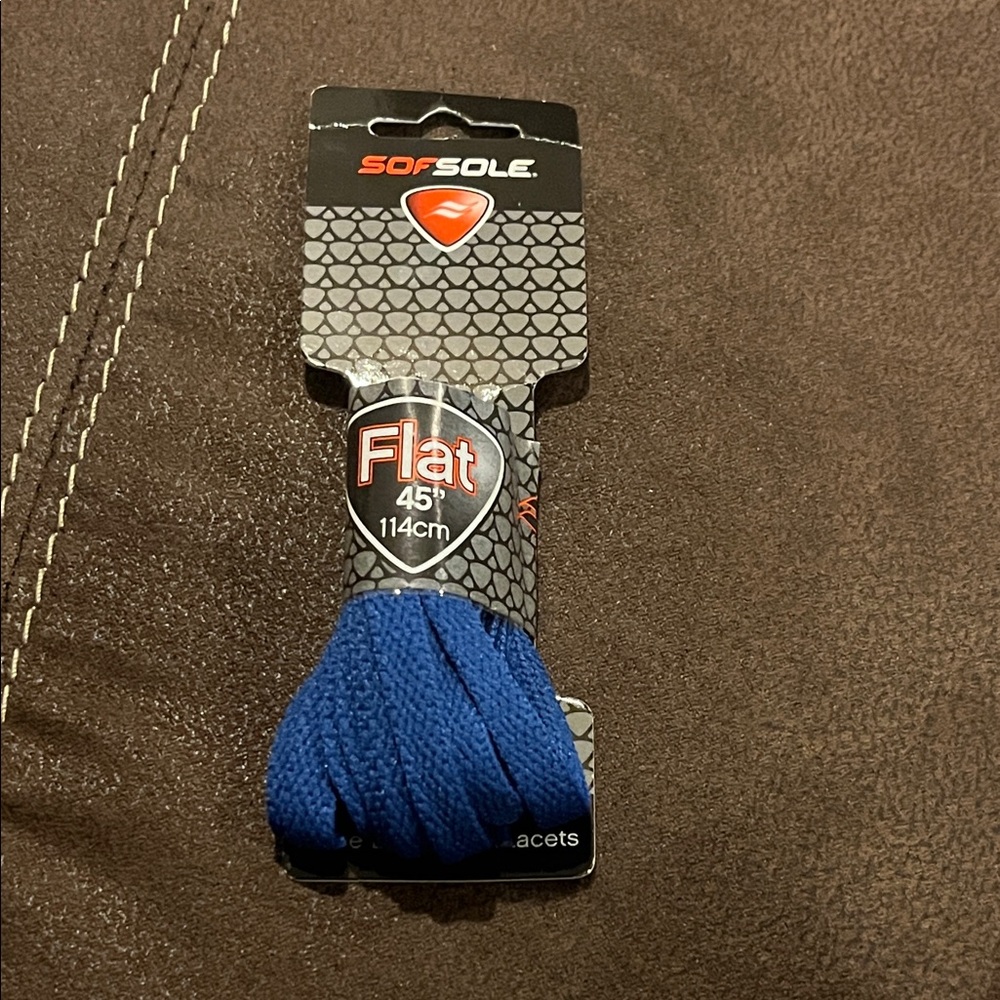 Sof Sole Flat 45” Shoe Laces Shoeslaces Shoestrings Blue new 1/4” Wide